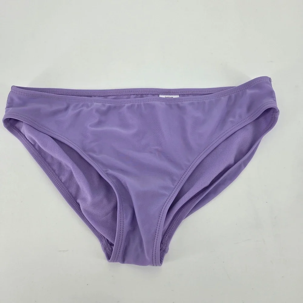 Wonder Nation Girls Purple Tankini Swimsuit Set Neon Straps XXL 18 UPF 50+ NEW